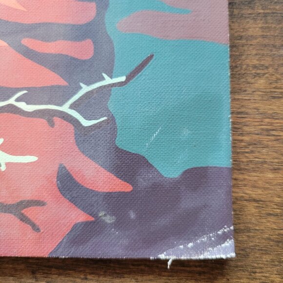 1970s Jesus Paint By Numbers Artwork On Board Religious Unframed 16 x 12 - Picture 2 of 6